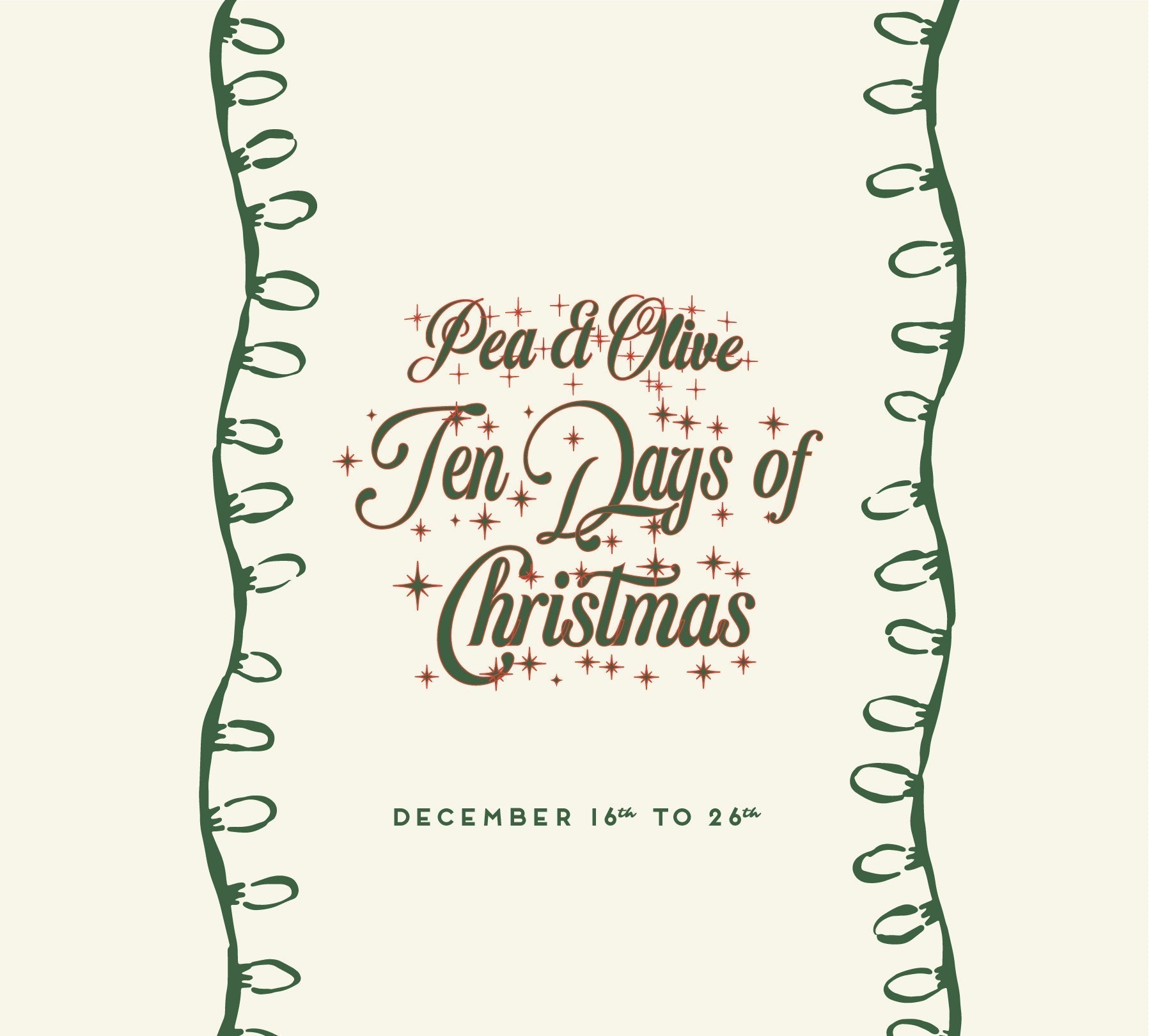 The Ten Days of Christmas is Happening Now!
