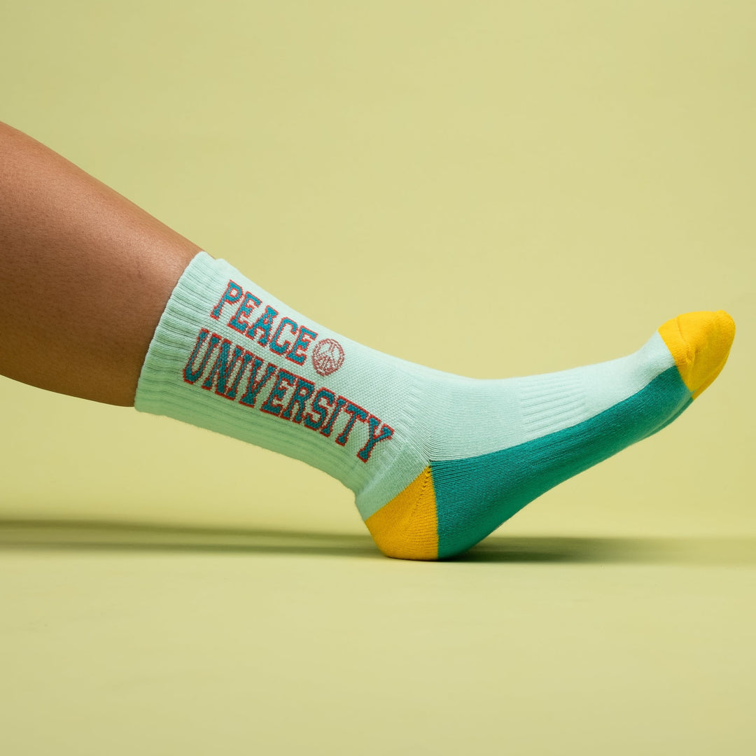 Peace University Socks